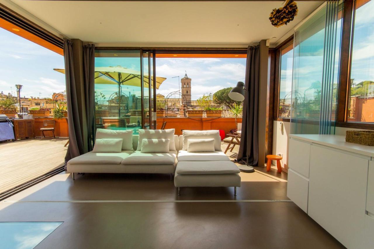 Pelliccia 11 Trastevere Penthouse Roma Exterior foto