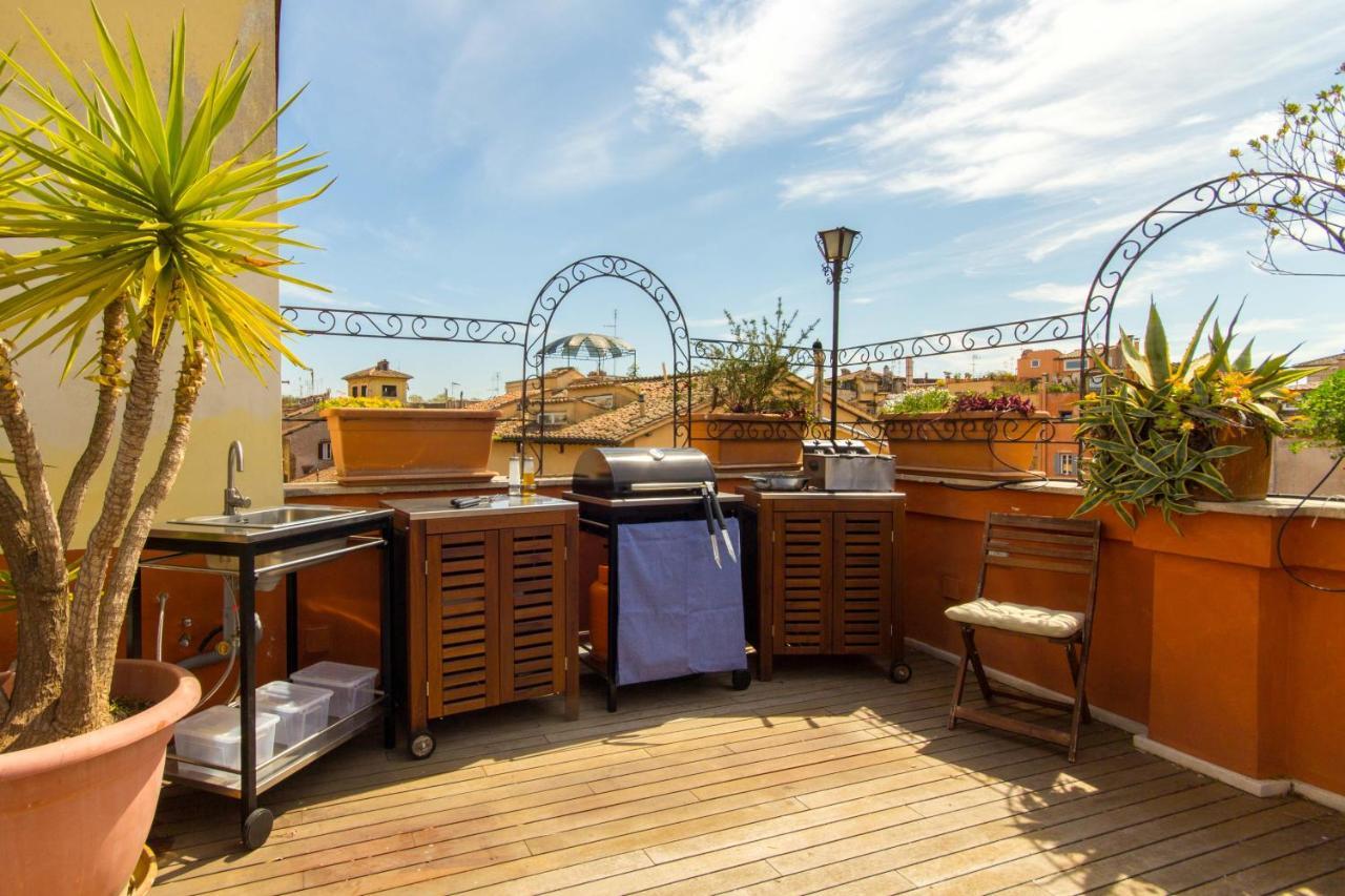 Pelliccia 11 Trastevere Penthouse Roma Exterior foto
