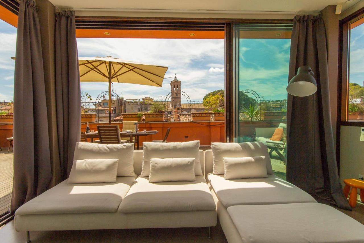 Pelliccia 11 Trastevere Penthouse Roma Exterior foto